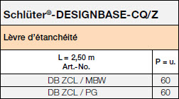 Schlüter®-DESIGNBASE-CQ/Z